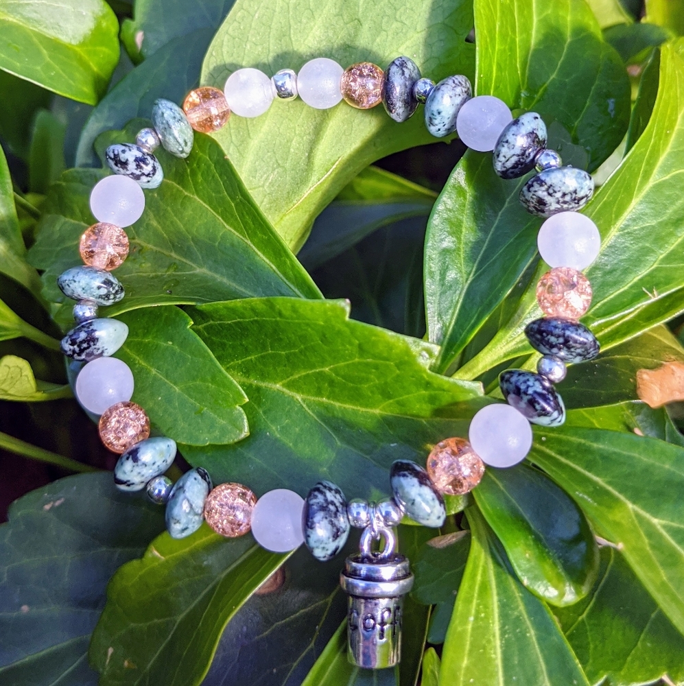 🟢Espresso Yourself Gemstone Stretch Bracelet 7"